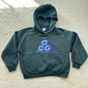 Nike ACG • Icon Fleece Big Kids Pullover Hoodie Medium Cropped Sweatshirt